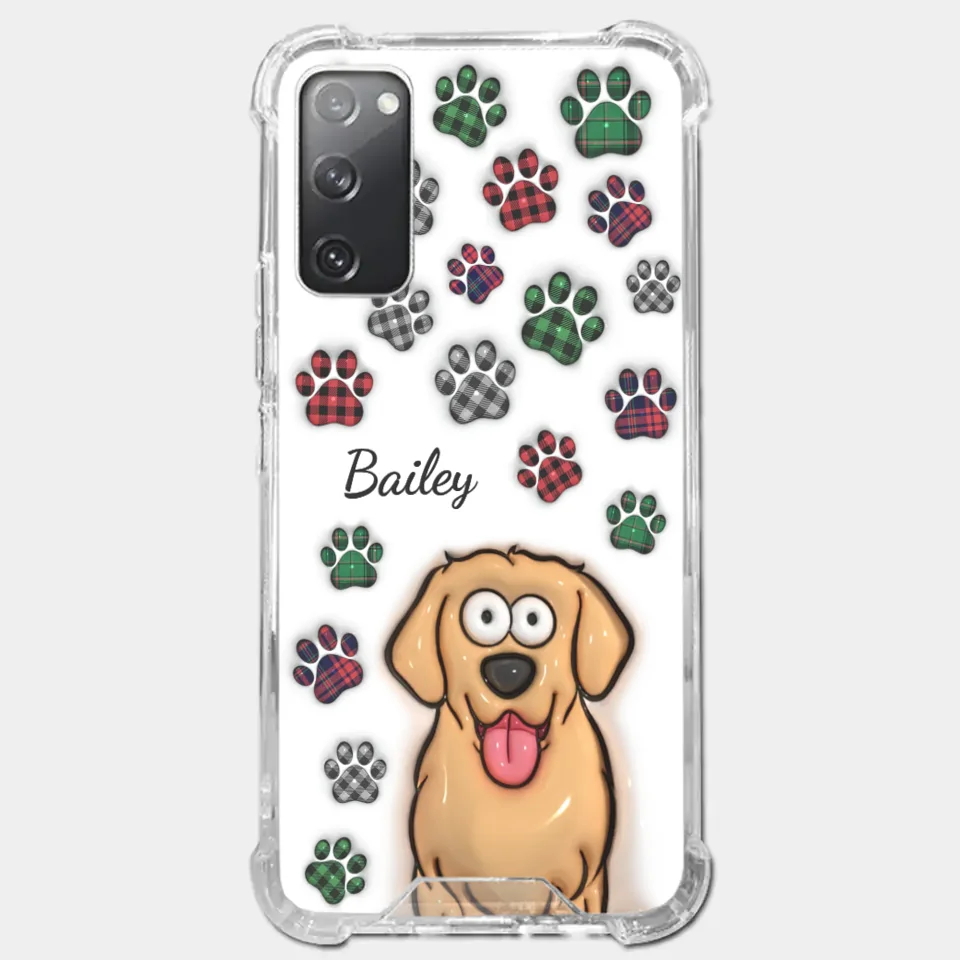 Life Would Be Ruff Without You - Dog & Cat Personalized Custom 3D Inflated Effect Printed Clear Phone Case - Gift For Pet Owners, Pet Lovers