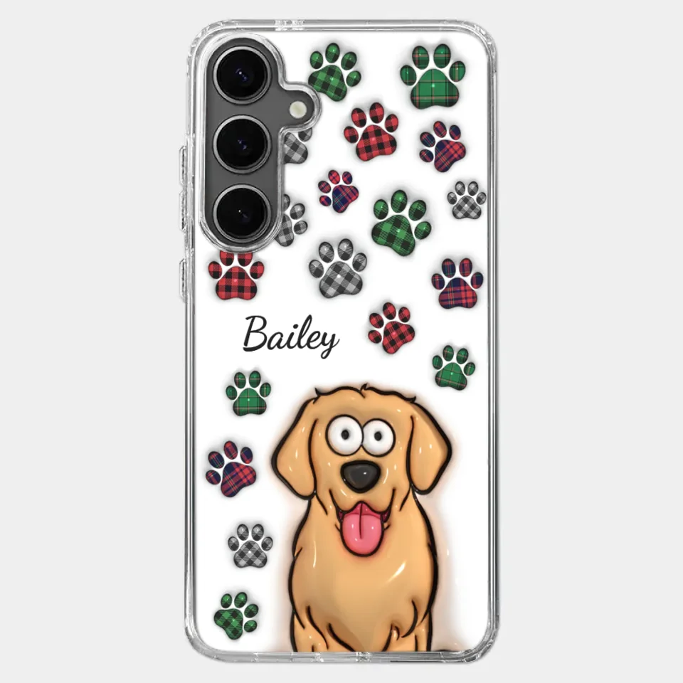 Life Would Be Ruff Without You - Dog & Cat Personalized Custom 3D Inflated Effect Printed Clear Phone Case - Gift For Pet Owners, Pet Lovers