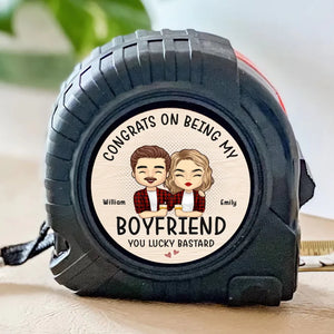 Félicitations pour être devenu mon mari ! Mètre ruban personnalisé pour couple ! Cadeau pour mari et femme, anniversaire