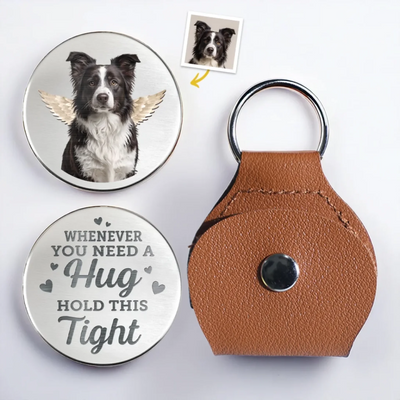 Custom Photo Until We Meet Again, My Friend - Memorial Personalized Custom Pocket Hug - Sympathy Gift For Pet Owners, Pet Lovers