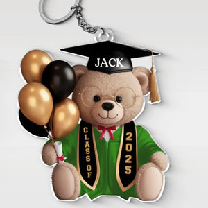 Un pompon qui vaut la peine d'être utilisé - Porte-clés personnalisé en acrylique de forme personnalisée pour la famille - Cadeau de remise de diplôme pour les membres de la famille, les frères et sœurs