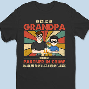 T-shirt unisexe personnalisé « Grand-père du chaos » - Cadeau pour la fête des pères