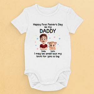 Bonne fête des pères en tant que papa ! Body bébé personnalisé en famille ! Cadeau pour la fête des pères, baby shower, premier papa, bébé, nouveau-né