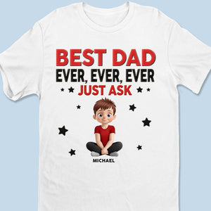 Ask Us, We’re Experts - Family Personalized Custom Unisex T-shirt, Premium T-shirt, Hoodie -  Father's Day, Gift For Dad, Grandpa