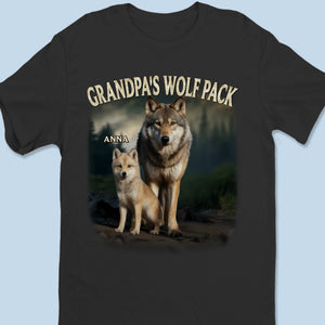 In Grandpa’s Footsteps, We Run Proud - Family Personalized Custom Unisex T-shirt, Premium T-shirt, Hoodie - Father's Day, Gift For Dad, Grandpa