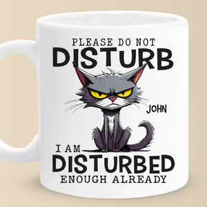 Cranky Cat Club - Friend Personalized Custom Mug - Gift For Yourself, Best Friends, Sisters, Family Members, Coworkers