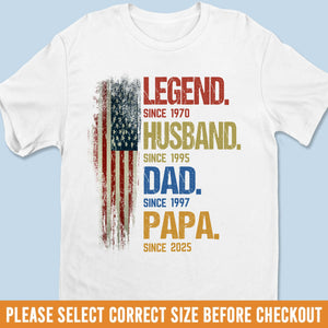 Built On Love & Legacy - Family Personalized Custom Unisex T-shirt, Premium T-shirt, Hoodie - Father's Day, Gift For Dad, Grandpa