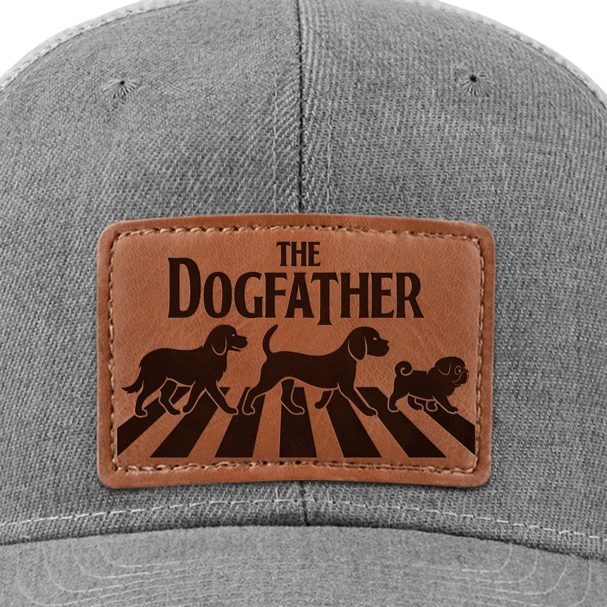 Chapeau en cuir - Cadeaux d'anniversaire pour les amoureux des chiens, les papas et les mamans - Chaque meute a besoin d'un patron