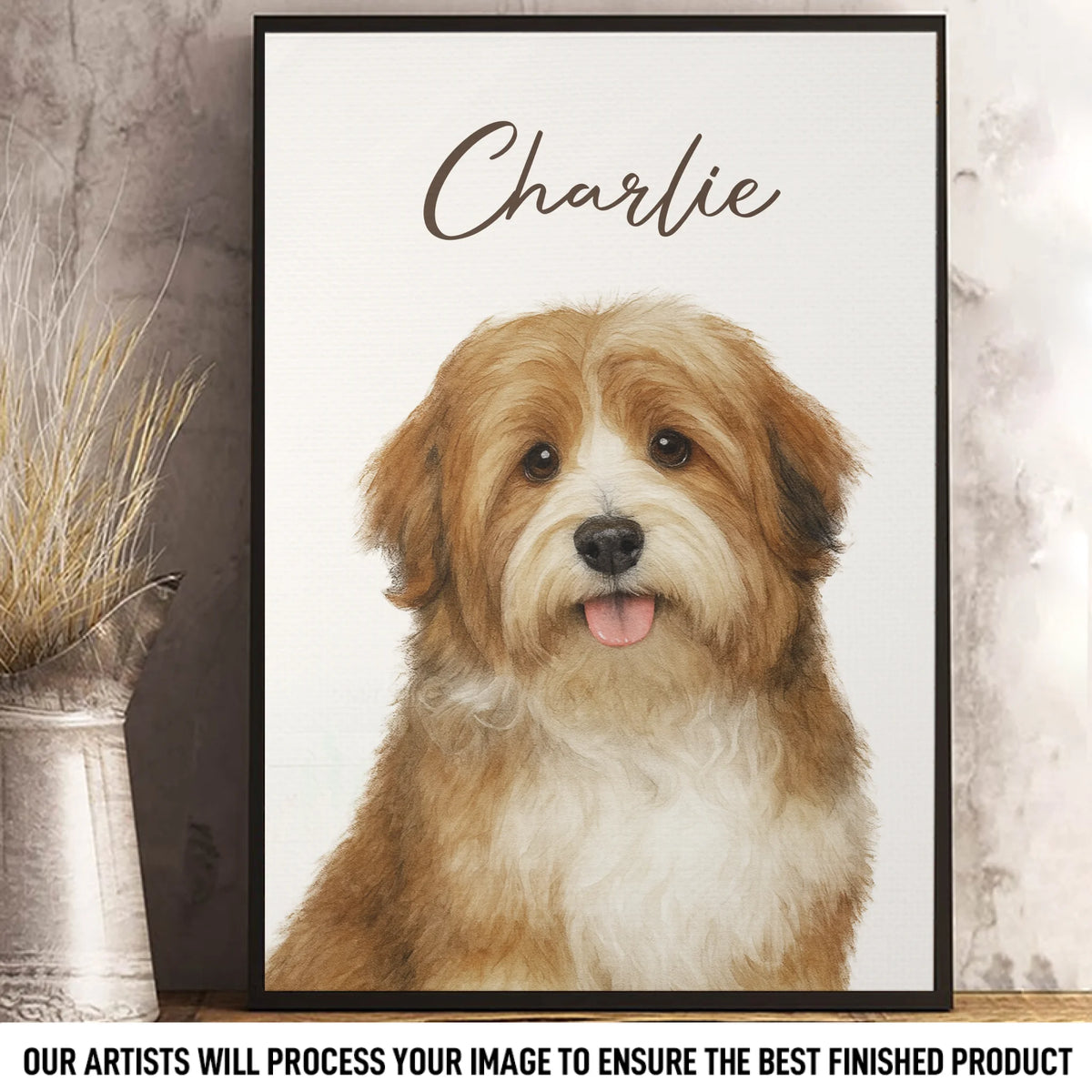 Custom Photo Vertical Poster - Personalized Birthday  Gifts For Dog Cat Lovers, Dog Dad And Mom, Cat Owners - Pawtrait Perfection
