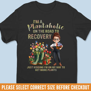 T-shirt unisexe personnalisé, t-shirt premium, sweat à capuche – Cadeaux de jardinage personnalisés pour jardiniers – Les plantes sont mon langage d'amour