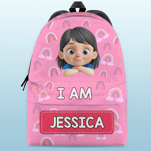 Custom Kids Backpack - Personalized Back To School Gifts For Kids - Eat, Play, Build, Repeat