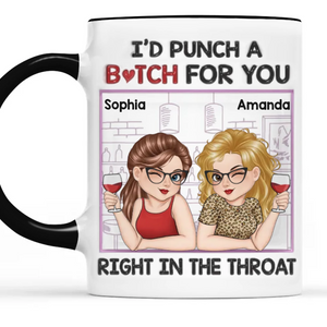 Custom Accent Mug - Personalized Best Friend Birthday Gifts For Women, Besties, Sisters, BFF - Shine Through Every Storm