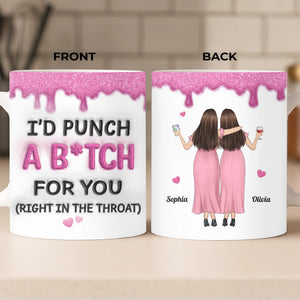 Custom Mug - Personalized Best Friend Birthday Gifts For Women, Besties, Sisters, BFF - Besties Make Life Sparkle