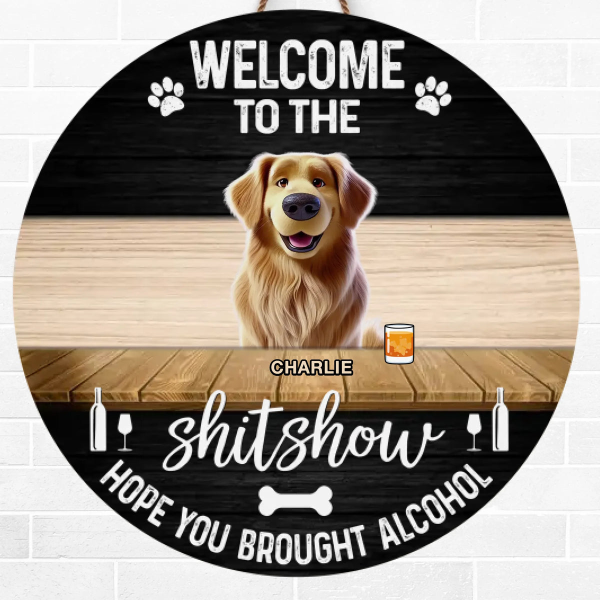 Go Away Unless You Have Dog Treats - Dog Personalized Custom Home Decor Wood Sign - House Warming Gift For Pet Owners, Pet Lovers