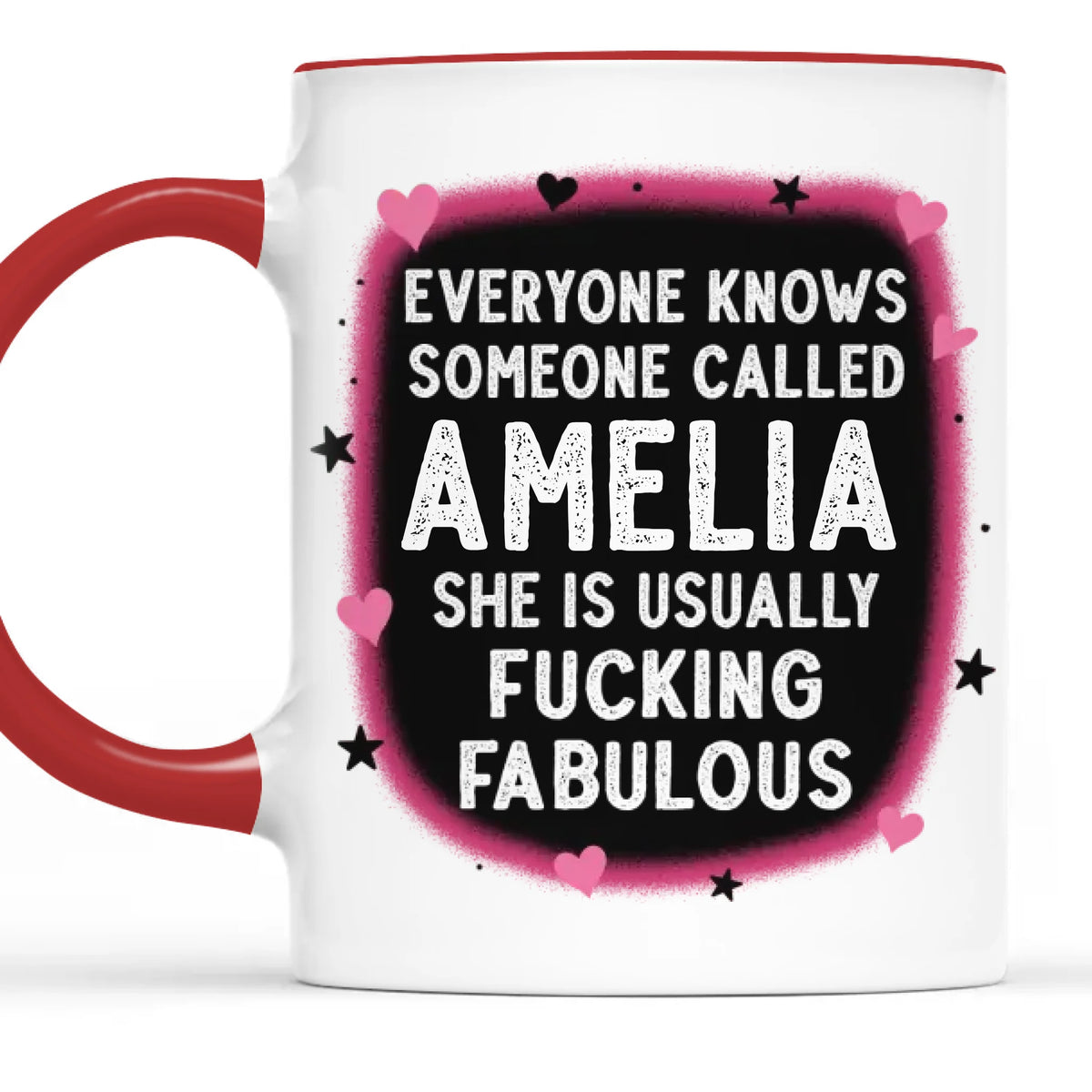 Custom Accent Mug - Personalized Best Friend Birthday Gifts For Women, Besties, Sisters, BFF - Life Feels Lighter With You