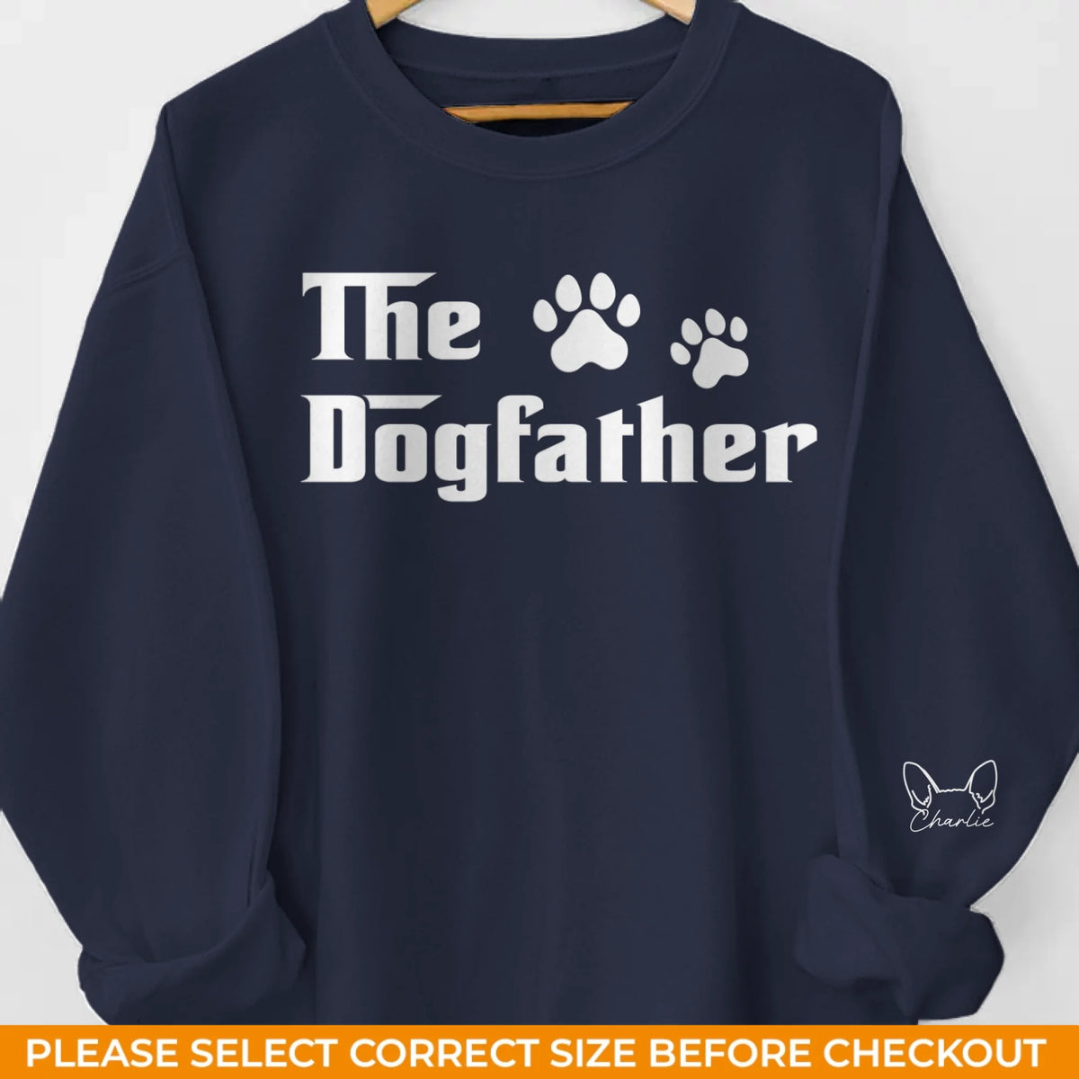 Custom Unisex Sweatshirt, Hoodie With Design On Sleeve -  Personalized Birthday Gifts For Dog Lovers, Dog Dad And Mom - Born To Love Dogs