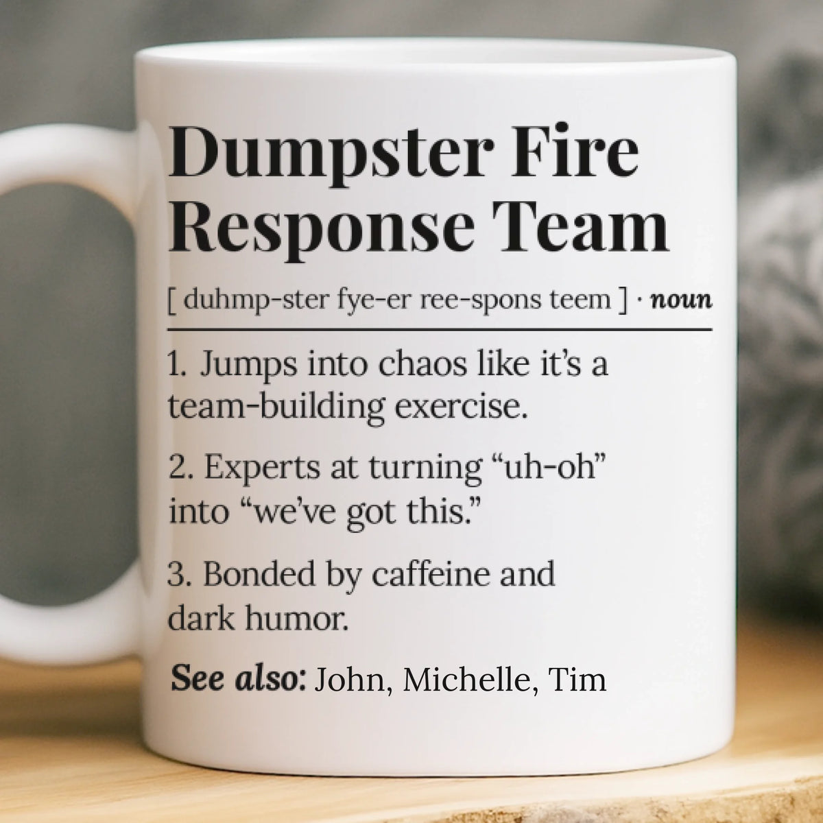 Custom Mug - Personalized Birthday Gifts For Coworker, Work Bestie - Probably Needs More Coffee