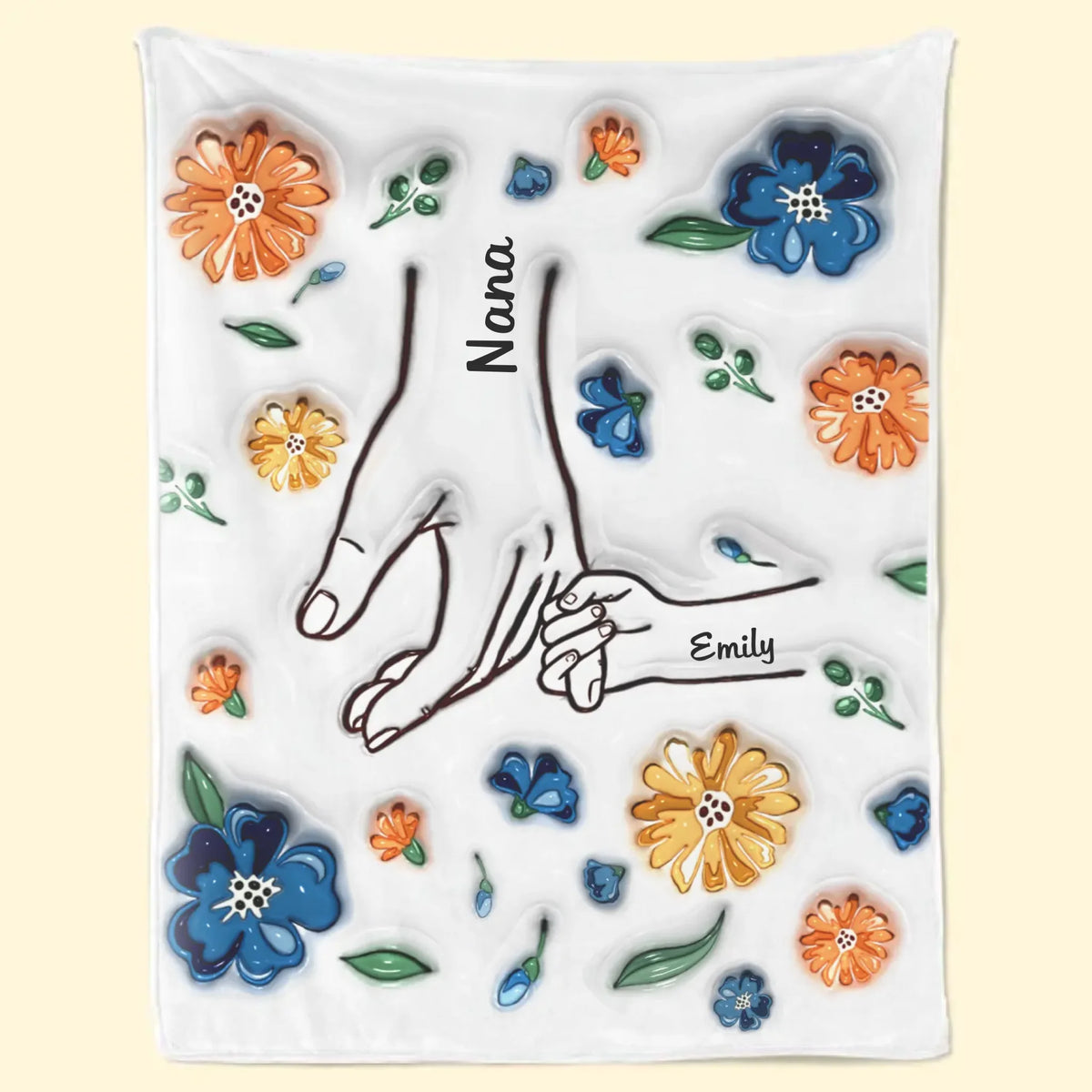 Maman, tu es mon héroïne - Couverture familiale personnalisée avec effet gonflable 3D - Cadeau pour la fête des mères, maman, grand-mère