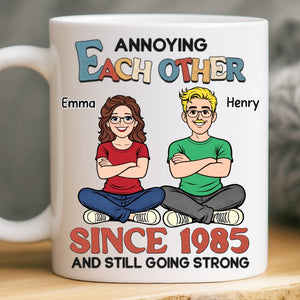 Custom Mug - Personalized Anniversary Wedding Gifts For Husband And Wife, Him And Her - Growing Old With You