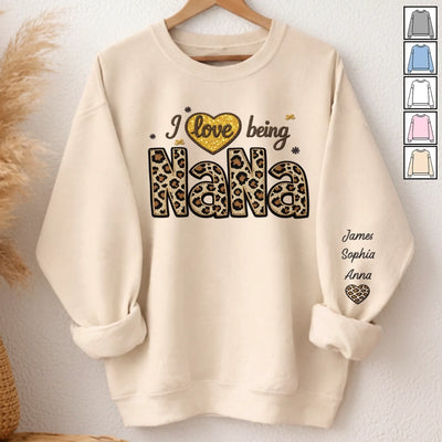 Custom Unisex Sweater, Hoodie - Personalized Birthday Gifts For Mom, Grandma - Mom Love Feels Like Home