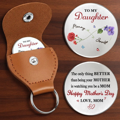 Custom Pocket Hug - Personalized Mother's Day Birthday Gifts For Mom, Daughter - Give Love From My Heart