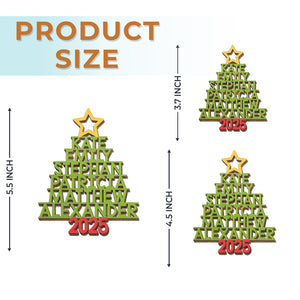 Décoration en bois personnalisée – Cadeaux d'anniversaire de Noël personnalisés pour la famille et les enfants – La meilleure partie de Noël