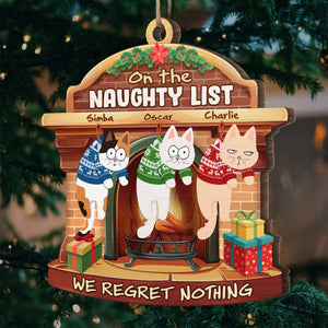 We've Been Very Good Cats Santa - Cat Personalized Custom Ornament - Wood, Acrylic Custom Shaped - Christmas Gift For Pet Owners, Pet Lovers