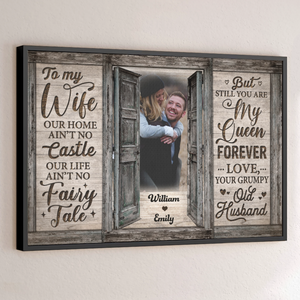 Still You Are My Queen Forever - Personalized Horizontal Poster - Upload Image, Gift For Couple