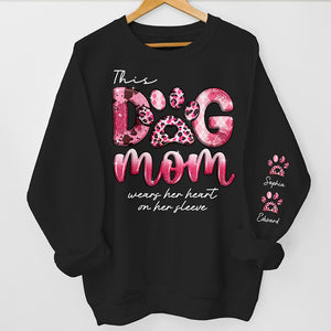 La vie est meilleure avec un chien ! Sweat-shirt unisexe personnalisé avec motif sur la manche. Cadeau pour les propriétaires et les amoureux des animaux.