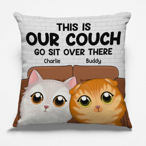 Asseyons-nous et détendons-nous ! Coussin personnalisé pour chat ! Cadeau pour les propriétaires et les amoureux des animaux.