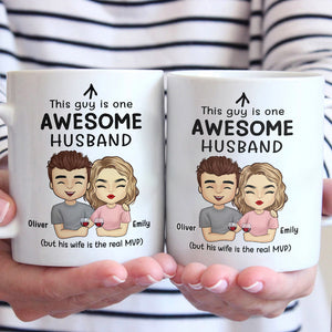 Ce type est un mari génial - Tasse personnalisée pour couple - Cadeau pour mari et femme, anniversaire