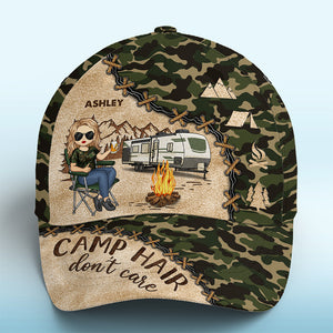 Nous sommes des campeurs heureux - Casquette de camping personnalisée, casquette classique à imprimé intégral - Cadeau pour les amateurs de camping