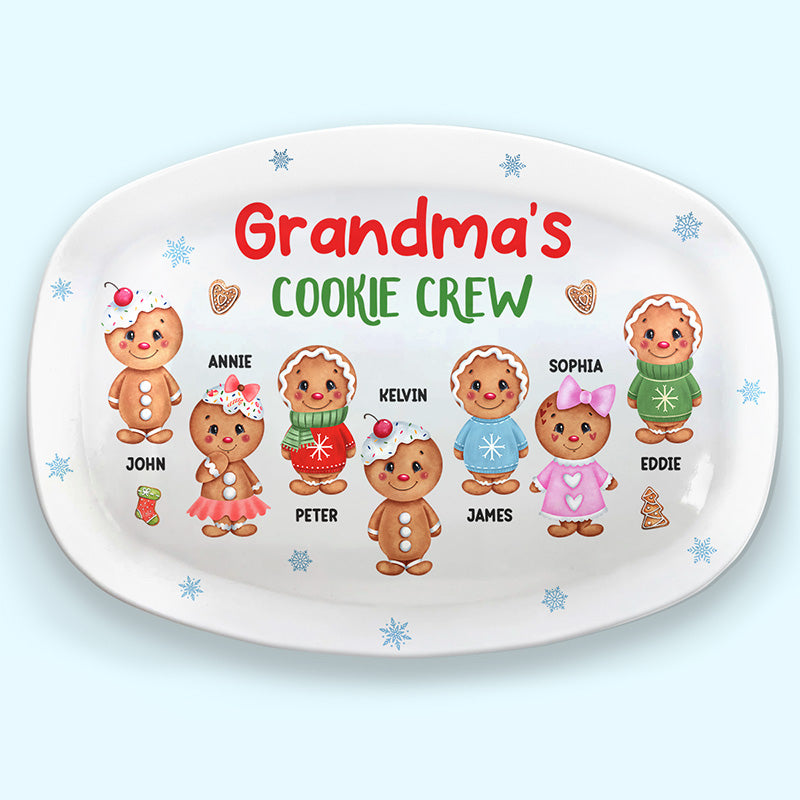 Le lot parfait de Nana - Plateau personnalisé familial - Cadeau de Noël pour grand-mère