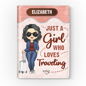 C'est sur ma liste - Cadeau pour meilleure amie - Étui de passeport personnalisé, porte-passeport - Cadeau pour couples, étui de passeport en cuir personnalisé - Cadeaux de voyage (Femme - Pastel)