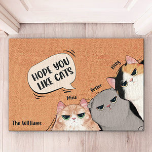 Cats Rule The World - Cat Personalized Custom Decorative Mat - Gift For Pet Owners, Pet Lovers