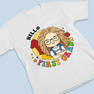 Hello Kindergarten - Personalized Custom Kid T-shirt - Gift For Kid, Back To School Gift