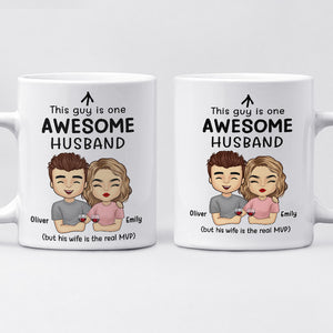 Ce type est un mari génial - Tasse personnalisée pour couple - Cadeau pour mari et femme, anniversaire