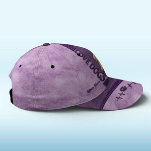 La vie est meilleure avec un chien gris - Casquette personnalisée pour chien, casquette classique à imprimé intégral - Nouveauté, cadeau pour les propriétaires et les amoureux des animaux