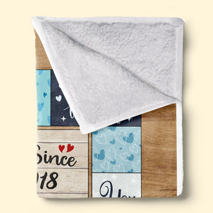 Je tombe toujours amoureux de toi tous les jours - Couverture personnalisée pour couple - Cadeau pour mari et femme, anniversaire