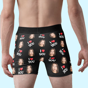 Boxer personnalisé humoristique pour homme, cadeau d'anniversaire pour petit ami, mari ou anniversaire.