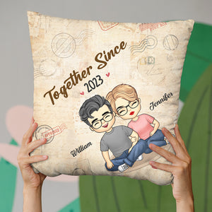 Toi et moi, on a ça ! Oreiller personnalisé pour couple ! Cadeau pour mari et femme, anniversaire