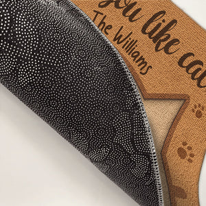 Gardez votre calme et aimez les chats ! Tapis décoratif personnalisé pour chat ! Cadeau pour les propriétaires et les amoureux des animaux.