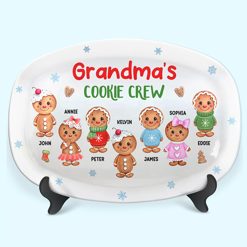 Le lot parfait de Nana - Plateau personnalisé familial - Cadeau de Noël pour grand-mère