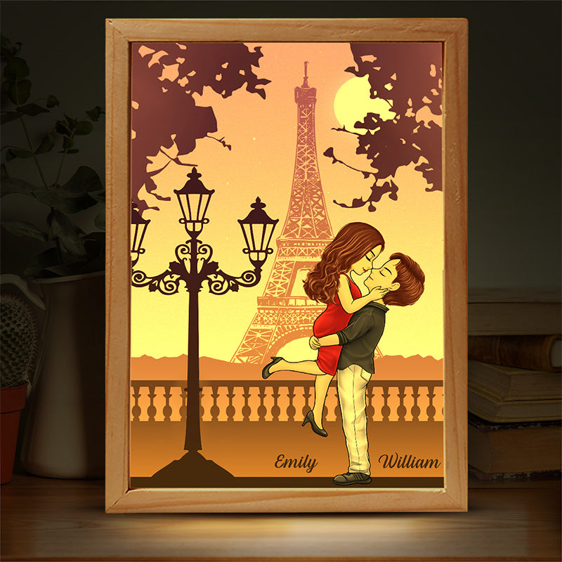 Je veux juste être ton dernier tout - Cadre photo personnalisé pour couple - Cadeau pour mari et femme, anniversaire