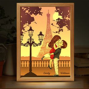Je veux juste être ton dernier tout - Cadre photo personnalisé pour couple - Cadeau pour mari et femme, anniversaire