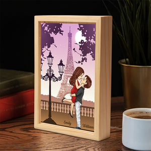 Je veux juste être ton dernier tout - Cadre photo personnalisé pour couple - Cadeau pour mari et femme, anniversaire