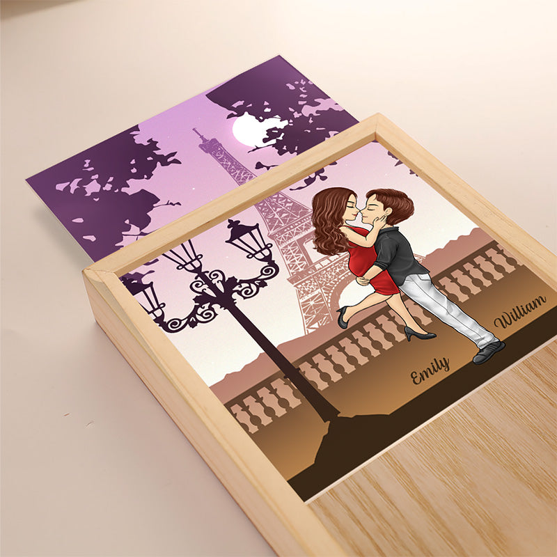 Je veux juste être ton dernier tout - Cadre photo personnalisé pour couple - Cadeau pour mari et femme, anniversaire