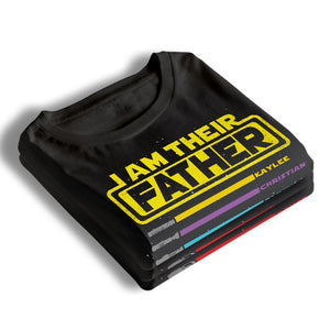 Papa le plus cool de tous les temps - T-shirt unisexe personnalisé pour la famille, sweat à capuche, sweat-shirt - Cadeau de fête des pères, d'anniversaire pour papa, grand-père