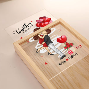 Mon amour, le mien, tout à moi - Cadre photo personnalisé pour couple - Cadeau pour mari, femme, anniversaire