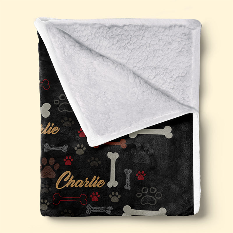 Trop mignon pour être puni - Couverture personnalisée pour chien - Cadeau pour propriétaires et amoureux des animaux